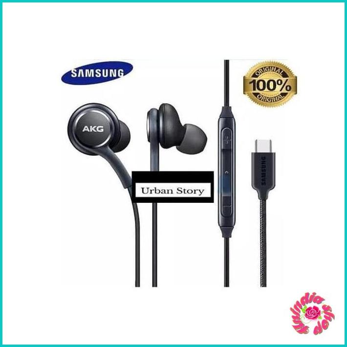 Original Handsfree Headset Earphone Akg Usb C Samsung S22 S23 Ultra