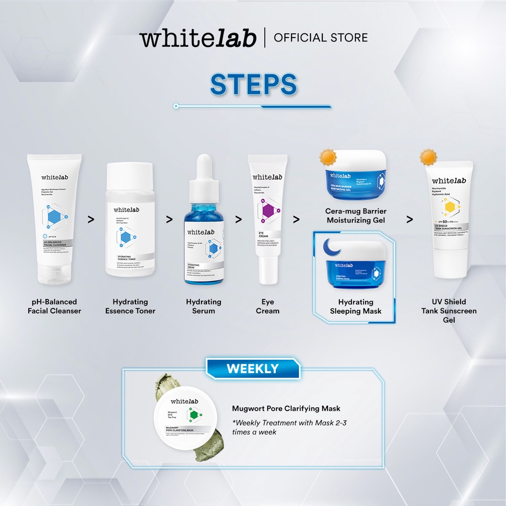 WHITELAB HYDRATING SLEEPING MASK