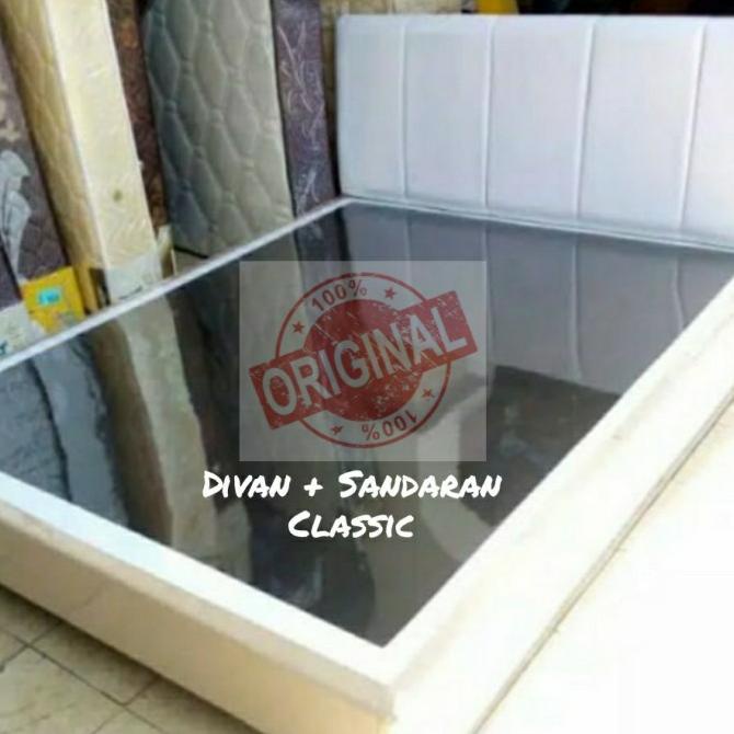 SET Divan + Sandaran Classic 160x200 / Dipan alas Kasur 160 TERMURAH