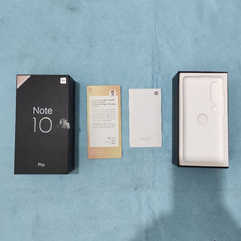 DUS BOOK KARDUS BOX KARTON XIAOMI MI NOTE 10 PRO ORIGINAL COPOTAN