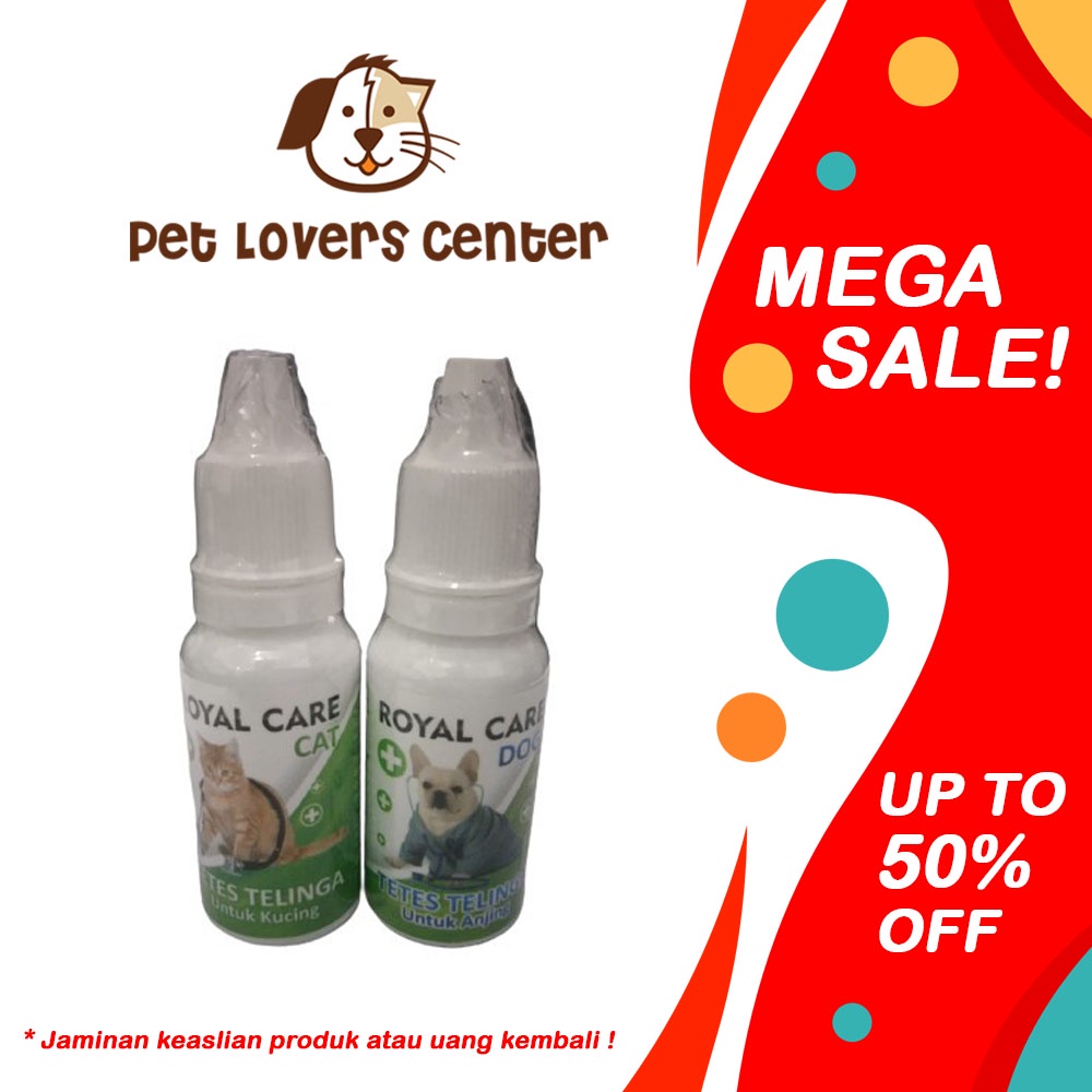 Tetes Telinga untuk Kucing dan Anjing Royal Care Tetes Kuping Kucing