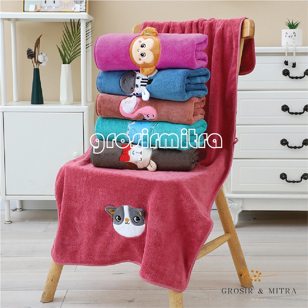 Handuk Mandi / Handuk Anak / Handuk Couple / Kamar Mandi / lembut tebal cepat kering Handuk 60x120cm kumakids