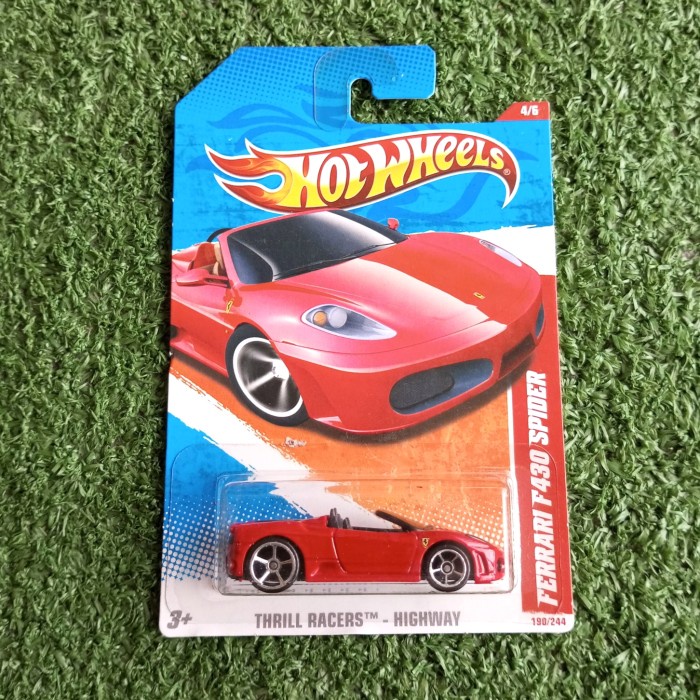 HOTWHEELS FERRARI F430 SPIDER MERAH