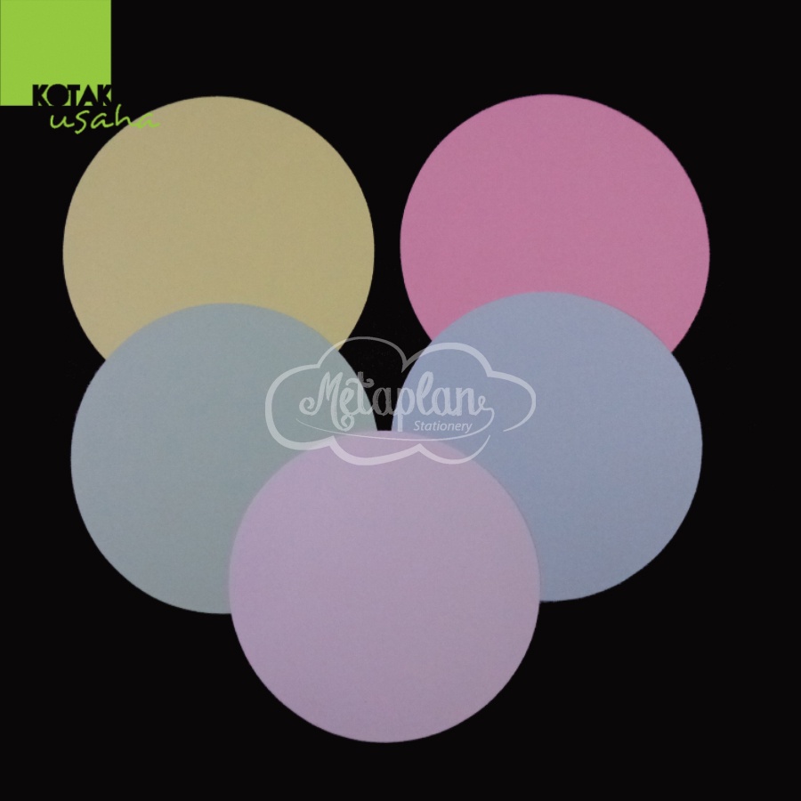 

Ay00! Kartu Metaplan Bentuk Bulat 15 cm (250 lembar 5 warna)