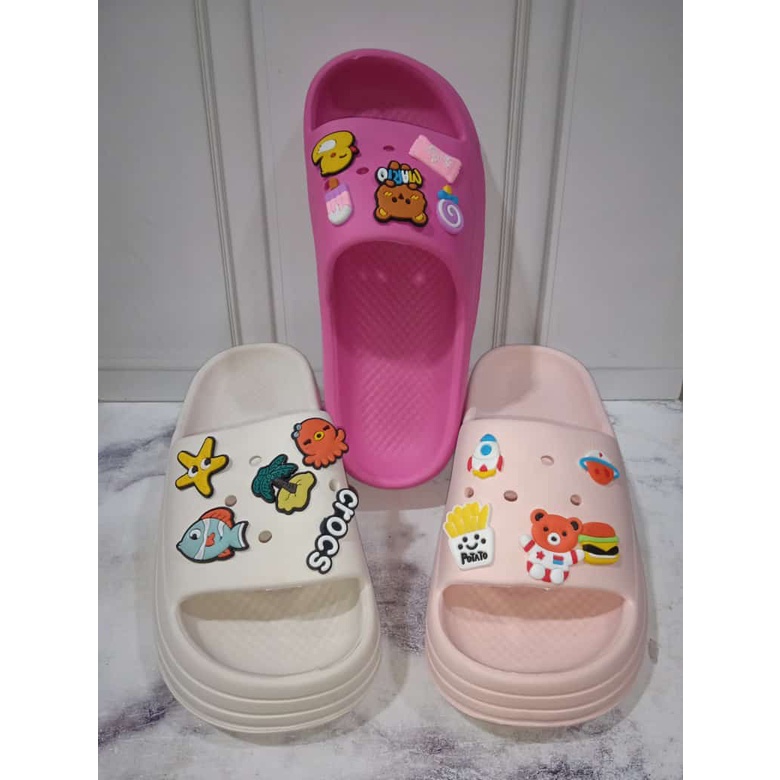 SANDAL FUJI/SANDAL CROCS WANITA