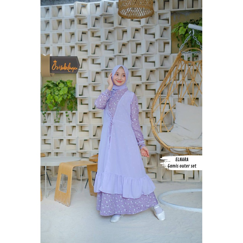 Gamis Remaja Elnara 3in1 by orisabilaqu