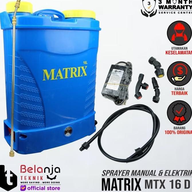 Pest Spray Matrix Sprayer Manual Dan Elektrik Mtx 16 D Electric