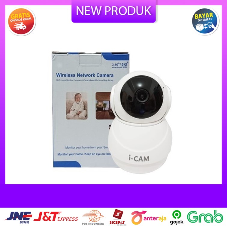 Full HD CCTV Yi Iot Dome iCam 1080P Ip Camera Indoor Jaminan Ori AOS