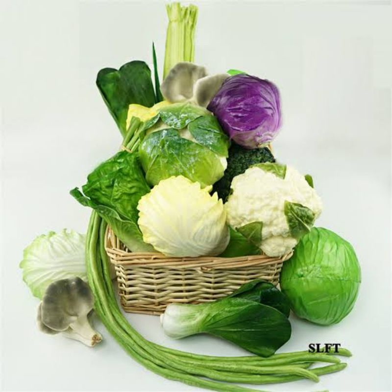 sayur hias replika sayur mayur replika makanan pajangan vegetables fruits sayur artifisial sayur pla