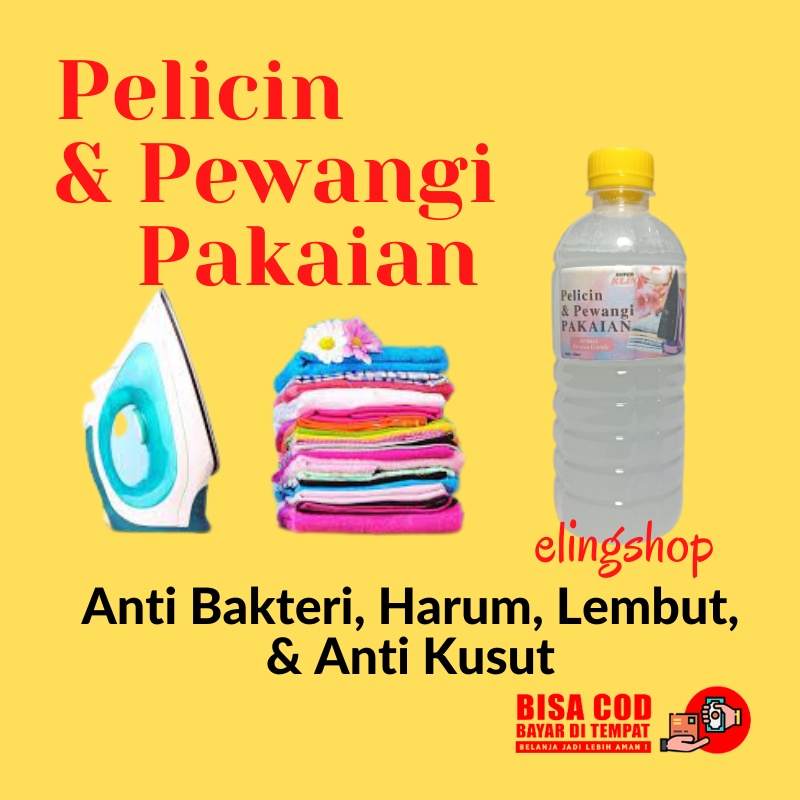 Pelicin Pewangi Pengharum Pakaian Baju Laundry Setrika Tahan Lama Ocean Fresh 500 ml