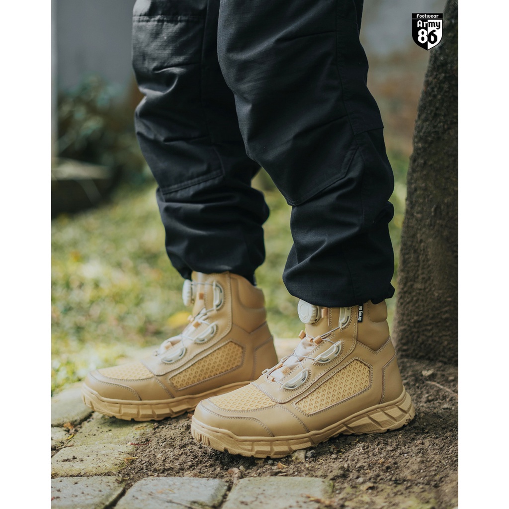 sepatu PDL TALI PUTAR TERBARU G2 GURUN Boots asli original Army 86