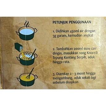 Knorr Potato Flakes 4kg - Tepung Mashed Potato - Potato Gosend Grab Only!!!