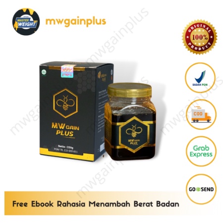 MW GAIN PLUS - Madu Penggemuk Badan Herbal Terbaik