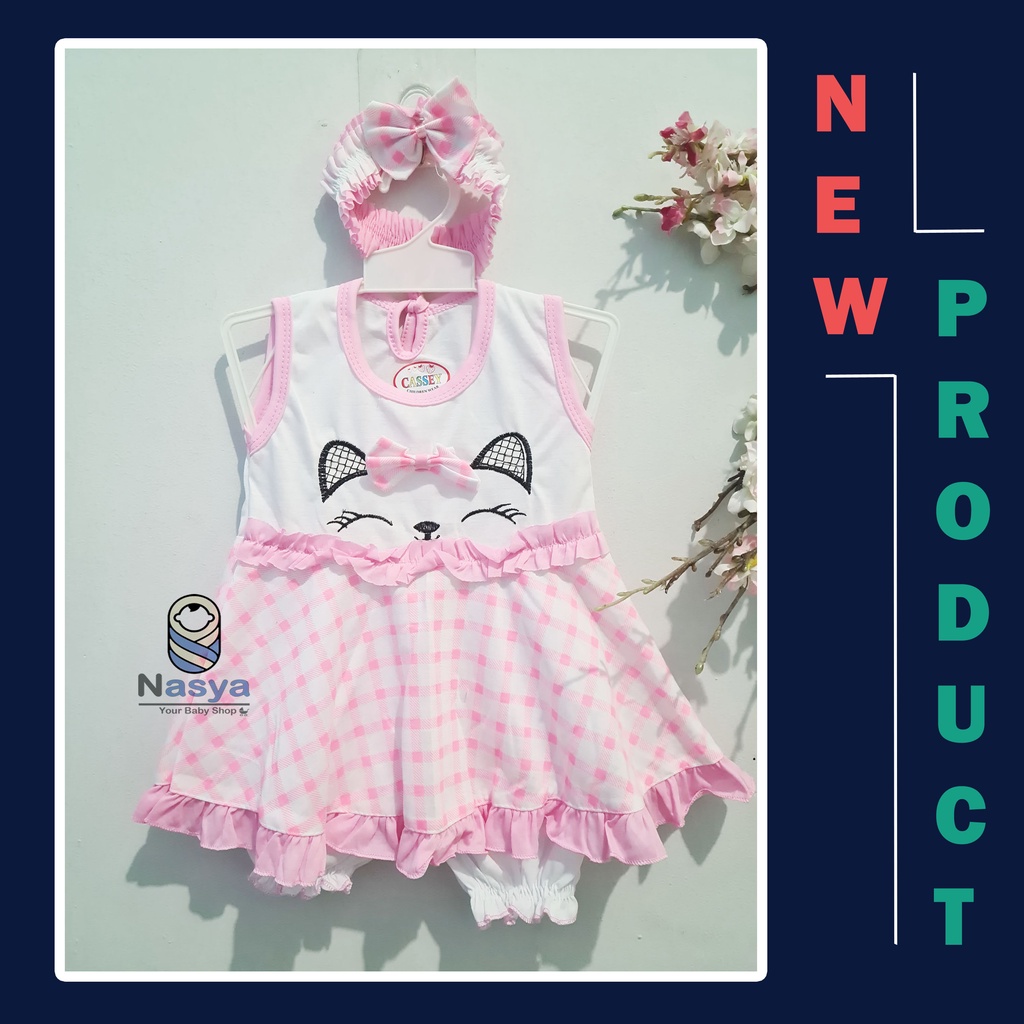 [N-057] Setelan baju bayi perempuan lucu MURAH - Naomi (3-6m)