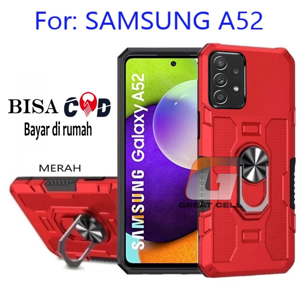 KESING SAMSUNG A52- CASE STANDING  ROBOT  HIT EYE RING-KESING HARD CASE STANDING ROBOT  SAMSUNG A52