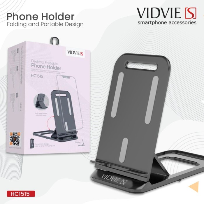 Vidvie S Universal Phone Holder HC1515 - Black