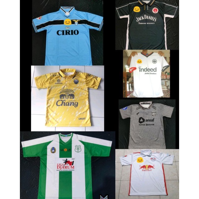 Jersey Lazio 1998 Away/Jersey Borneo 2022 Away/Jersey PSMS Medan 2007/Jersey St Pauli 2000/Jersey Bu