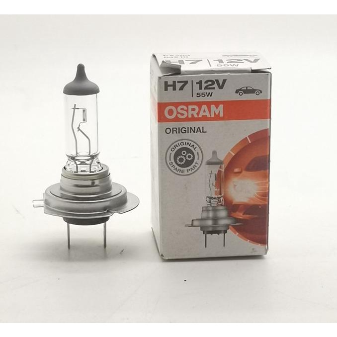 Bohlam Lampu Depan Osram H7 Ninja 250 R25  Osram 55 Watt