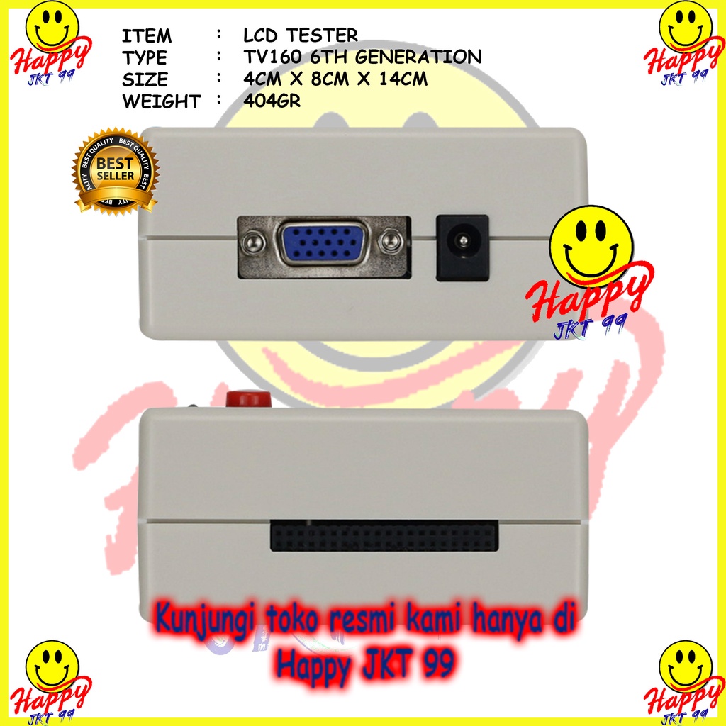 MAINBOARD TESTER TV 160 TV160 LVDS CONVERTER VGA ALAT TES MB TV LCD LED