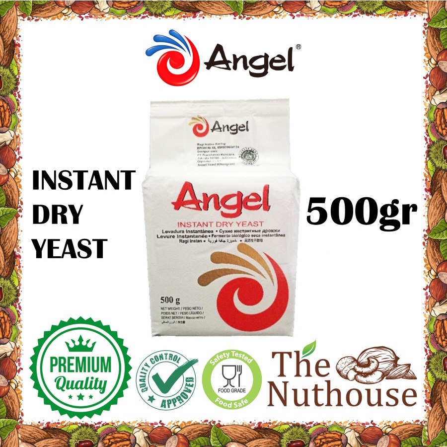 

ANGEL Instant Dry Yeast / Ragi Instan Kering 500gr [Halal]