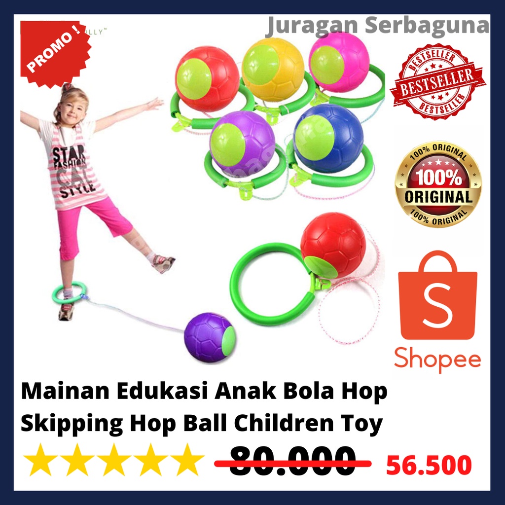 Mainan Edukasi Anak Bola Hop Skipping Hop Ball Children Toy