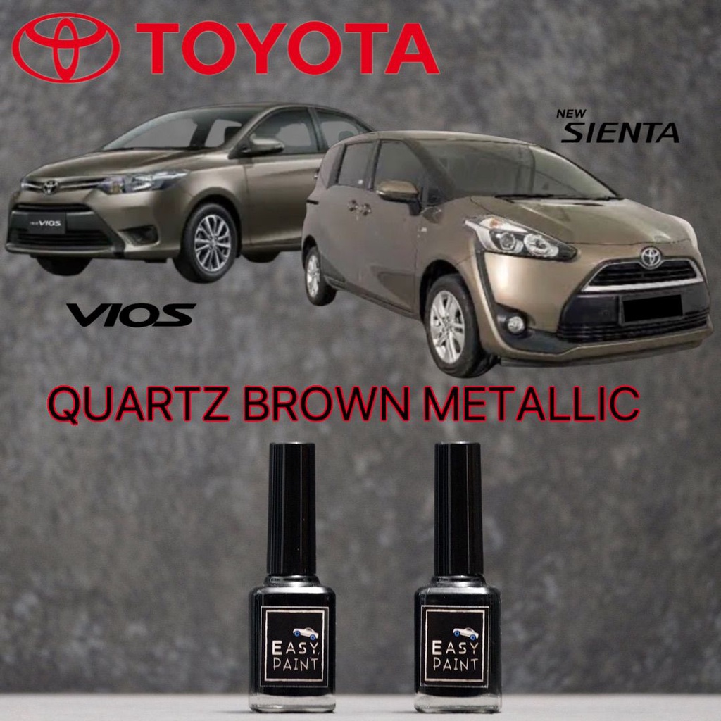 Cat Oles Mobil Quartz Brown Metalic 4W0 Toyota Sienta Vios Rush Coklat Metalik