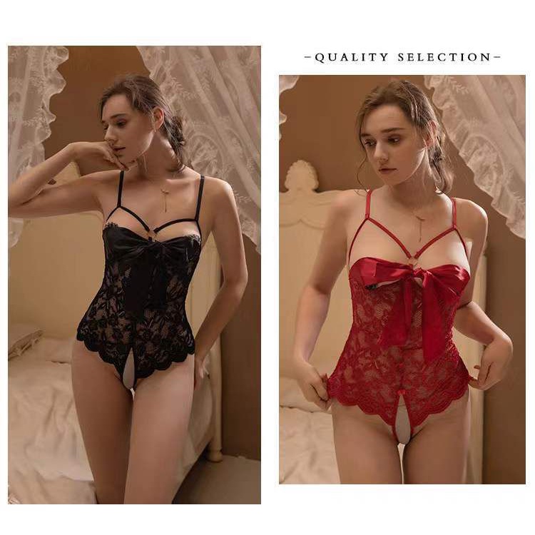 Lingerie GN1540 max ld 86cm / lingerie sexy / baju tidur sexy transparan / lingerie terbuka jamsuit(