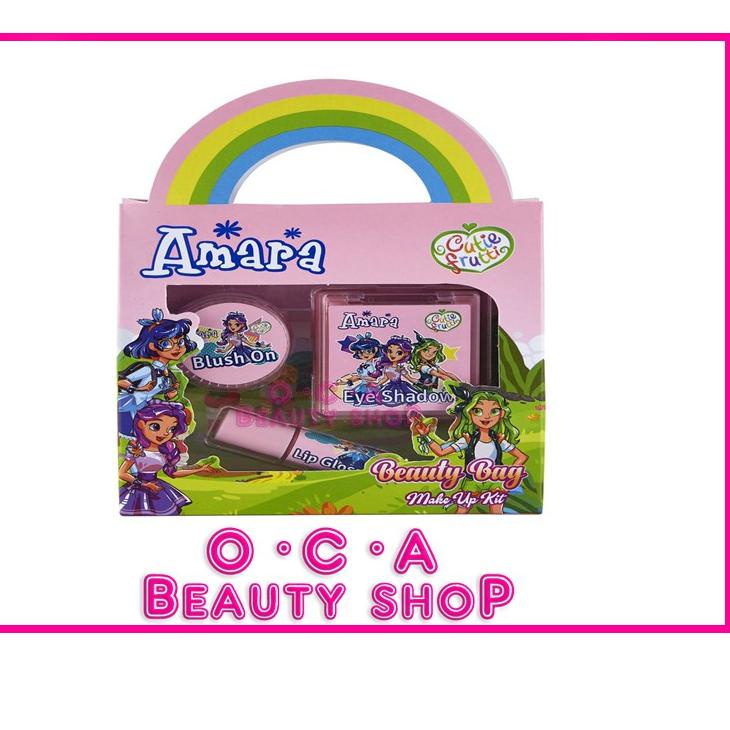 ✻ [Original  2025] Amara Beauty Bag Make Up Kit - Make Up Anak / Kado Ultah / Kado untuk Anak Cewek 