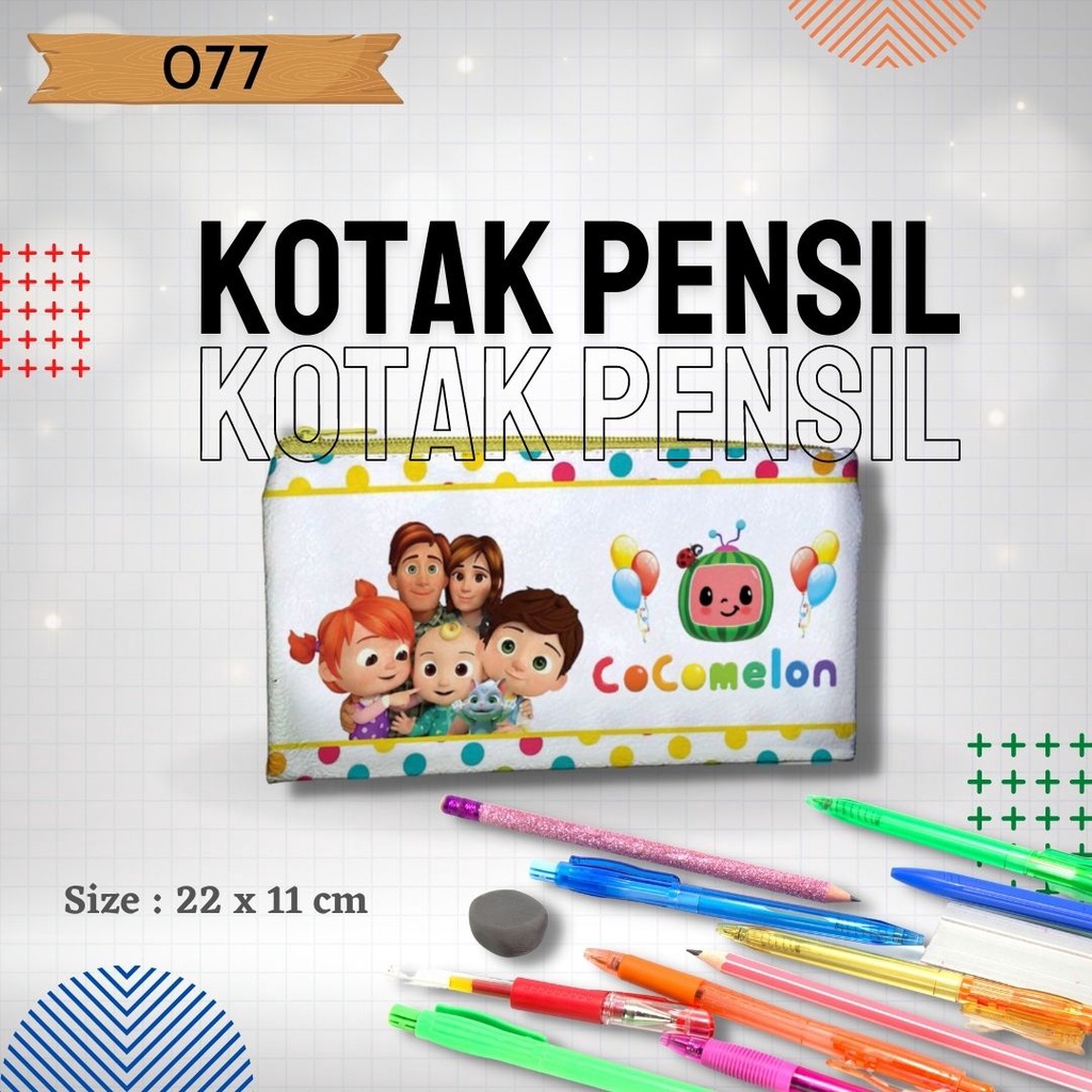 

Tempat Pencil, Pena untuk anak TK,SD,SMP,SMA,dan Mahasiswa Gambar Cocomelon 077