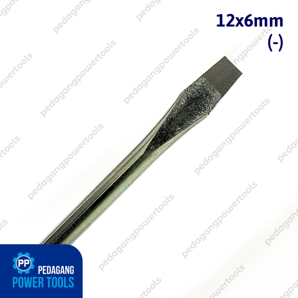 LIPPRO OBENG MINUS 12 INCH GAGANG KARET SL6 X 300 MM SCREWDRIVER MIN