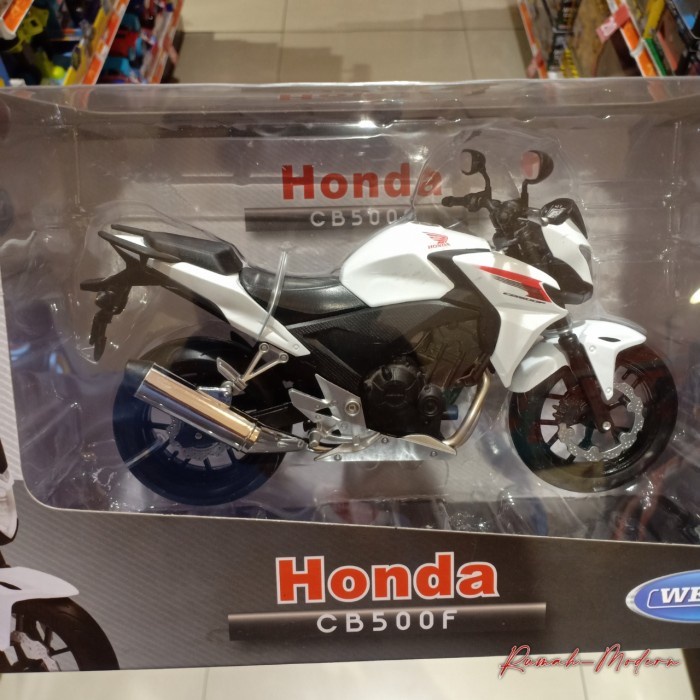 WELLY DIECAST HONDA CB500F SKALA 1:10 TERLARIS