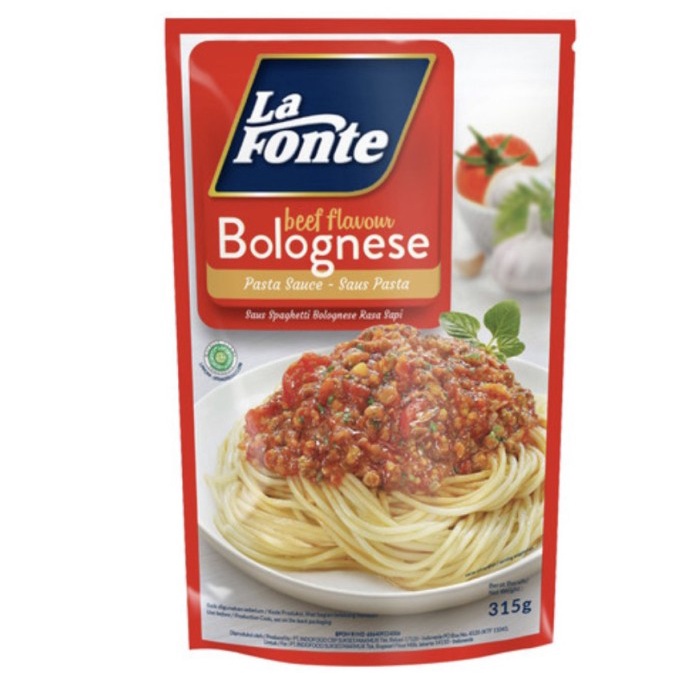 

LA FONTE SAUS BOLOGNESE / BOLOGNESE SAUCE BEEF FLAVOUR 315gr