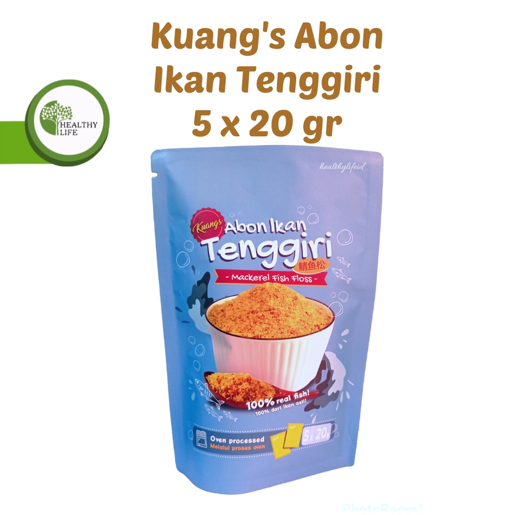 Kuang's Abon Ikan Tenggiri / Mackerel Fish Floss 100 gr (5x20gr)