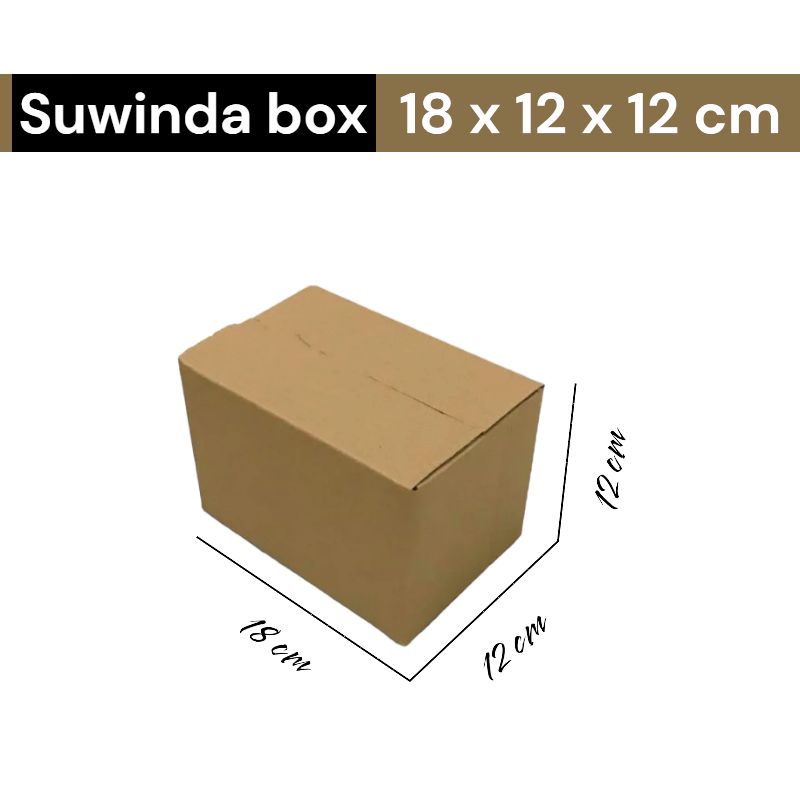 

Kardus karton uk. 18x12x12 cm Kotak Box ST untuk packing Souvenir -dll