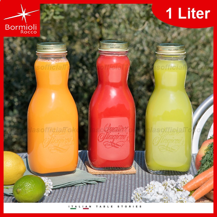 Jual Bormioli Rocco Quattro Stagioni Juice Jar 1L/Juice Jar/Botol Jus