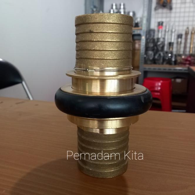 Coupling Machino 2.5" Brass High Quality