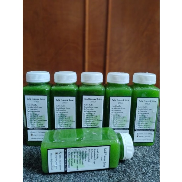 

Cellery Juice 100% murni Cold Pressed Juice