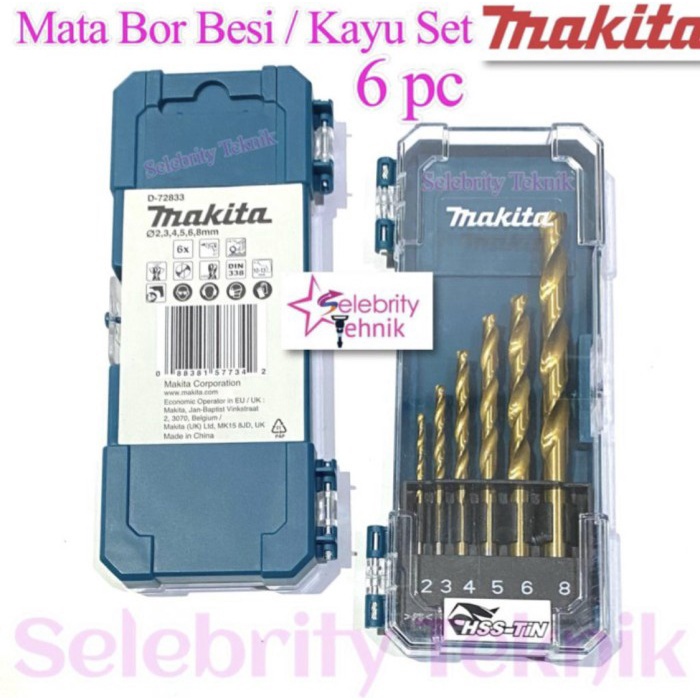 Terlaris Bor Mata Bor Besi Set Makita / Metal Drill Bits Set