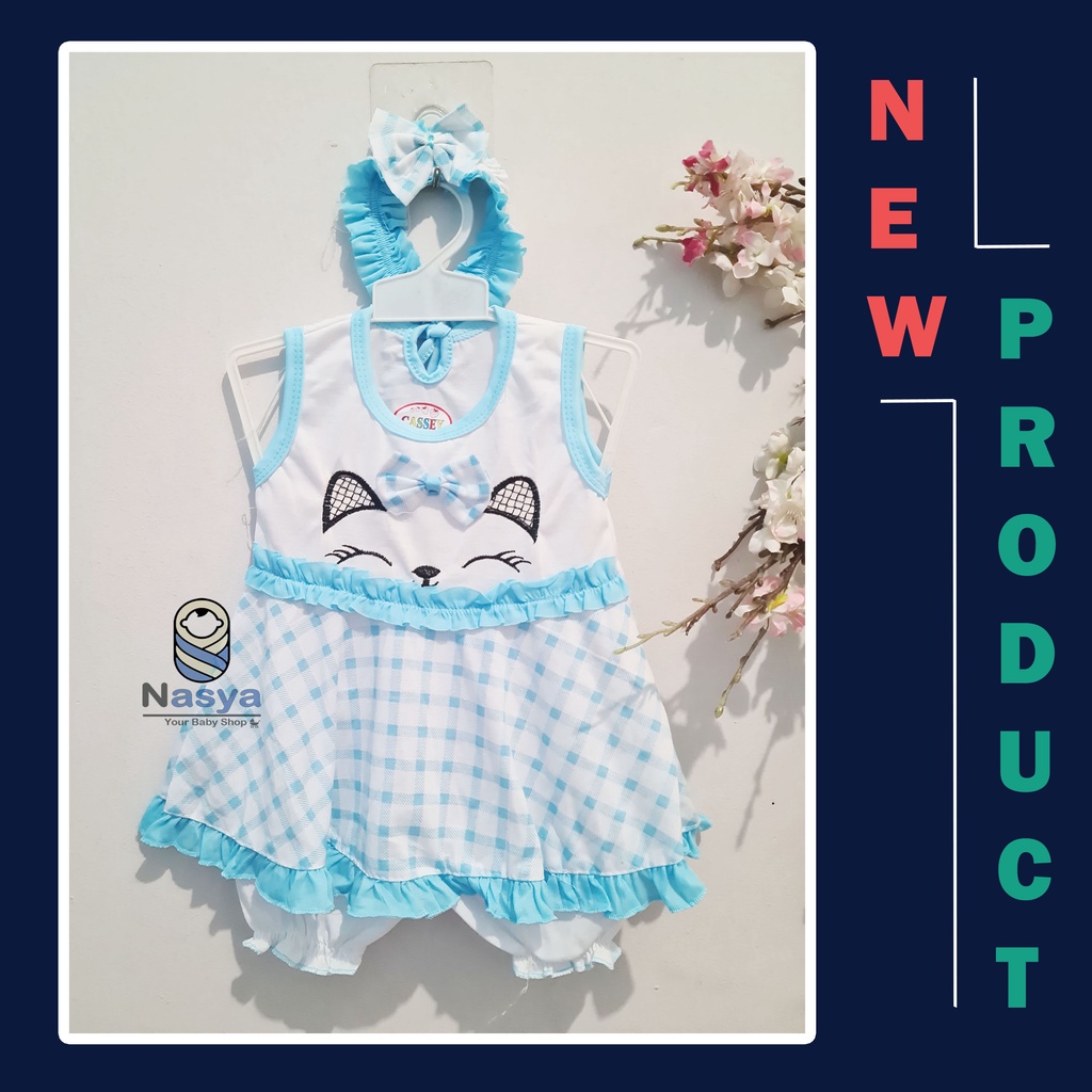 [N-057] Setelan baju bayi perempuan lucu MURAH - Naomi (3-6m)