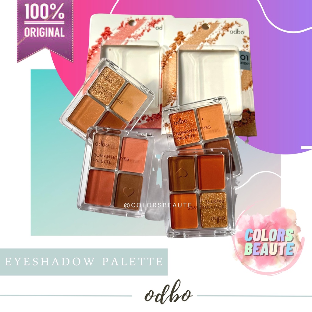 ODBO ROMANTIC EYES PALETE | EYESHADOW PALETTE