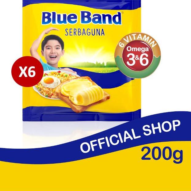 

✩ Blue Band Margarin Serbaguna 6 x 200 gr ♨