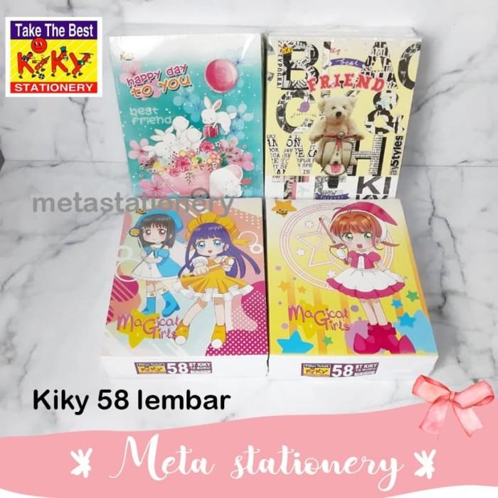 

Terlaris Buku Tulis Kiky 58 Lembar ( Motif Random )