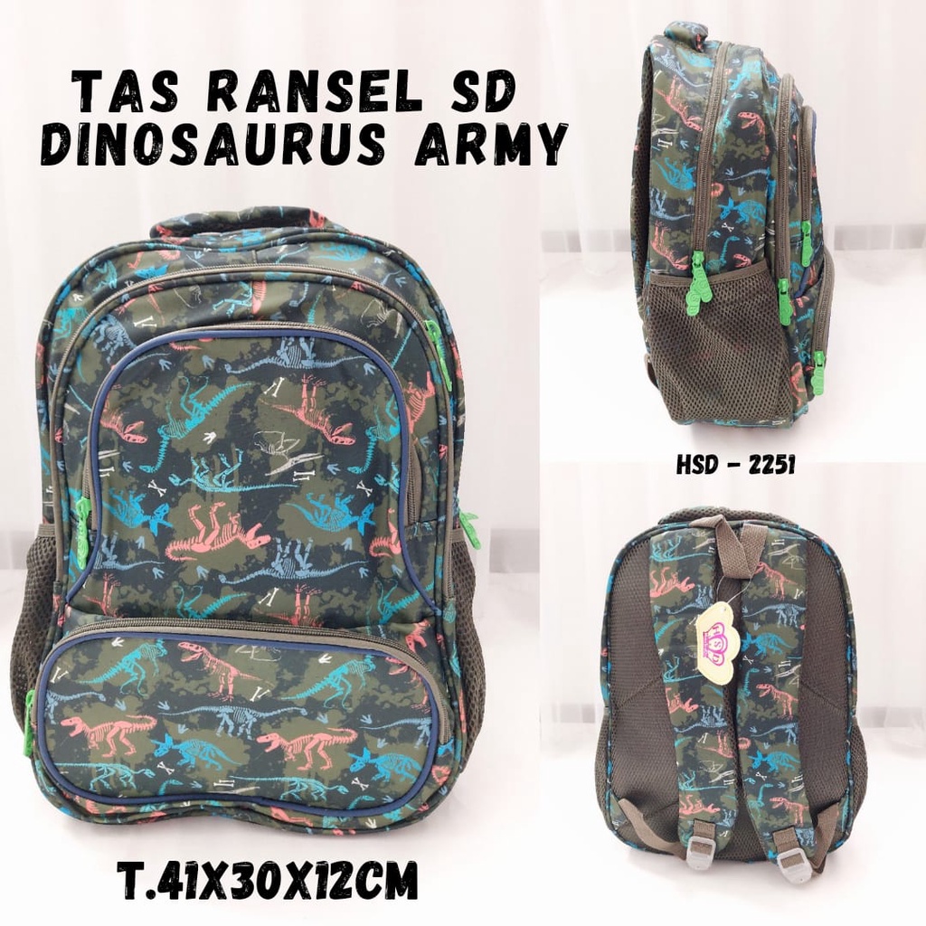 Tas Ransel Anak Laki-laki TK &amp; SD Timbul Kualitas Premium