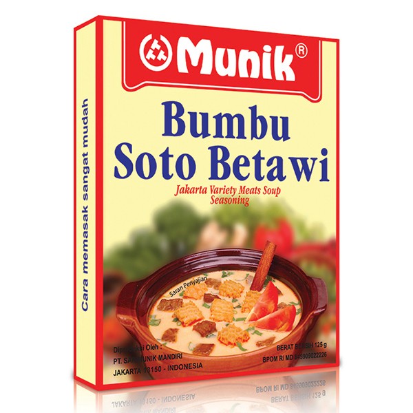

[Ready Stock]cod Munik Bumbu Soto Betawi 125 g