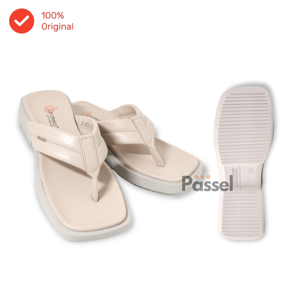 Donatello Sz. 36-40 Sandal Wedges Jepit / Slip On Wanita Kasual | OI63201 / OI63202