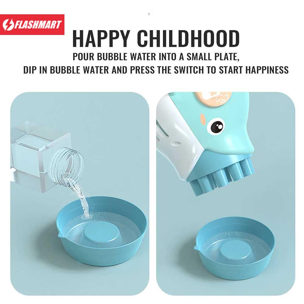 Flashmart RoundCub Mainan Gelembung Sabun Bubble Dolphin 10 Holes - RC102