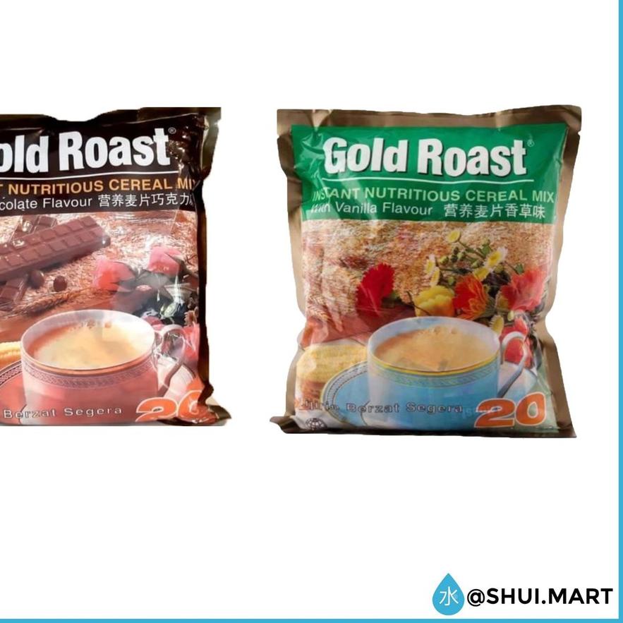 

➱ GOLD ROAST NUTRITIOUS CEREAL MIX / SEREAL INSTAN / INSTANT VANILLA VANILA / CHOCOLATE COKLAT 600 GR ✦