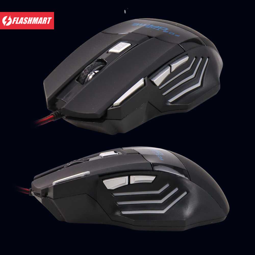 Flashmart 7 Keys LED Gaming Mouse 2400 DPI - G6