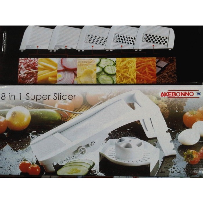 8 IN1 SUPER SLICER AKEBONNO-PARUTAN/PENGIRIS/PEMOTONG SAYUR SERBAGUNA