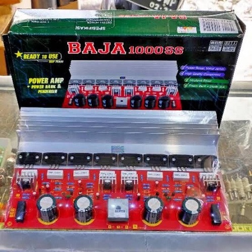 Kit Power Amplifier Stereo 2x500Watt BAJA 1000SS ORIGINAL FULL TR FINAL